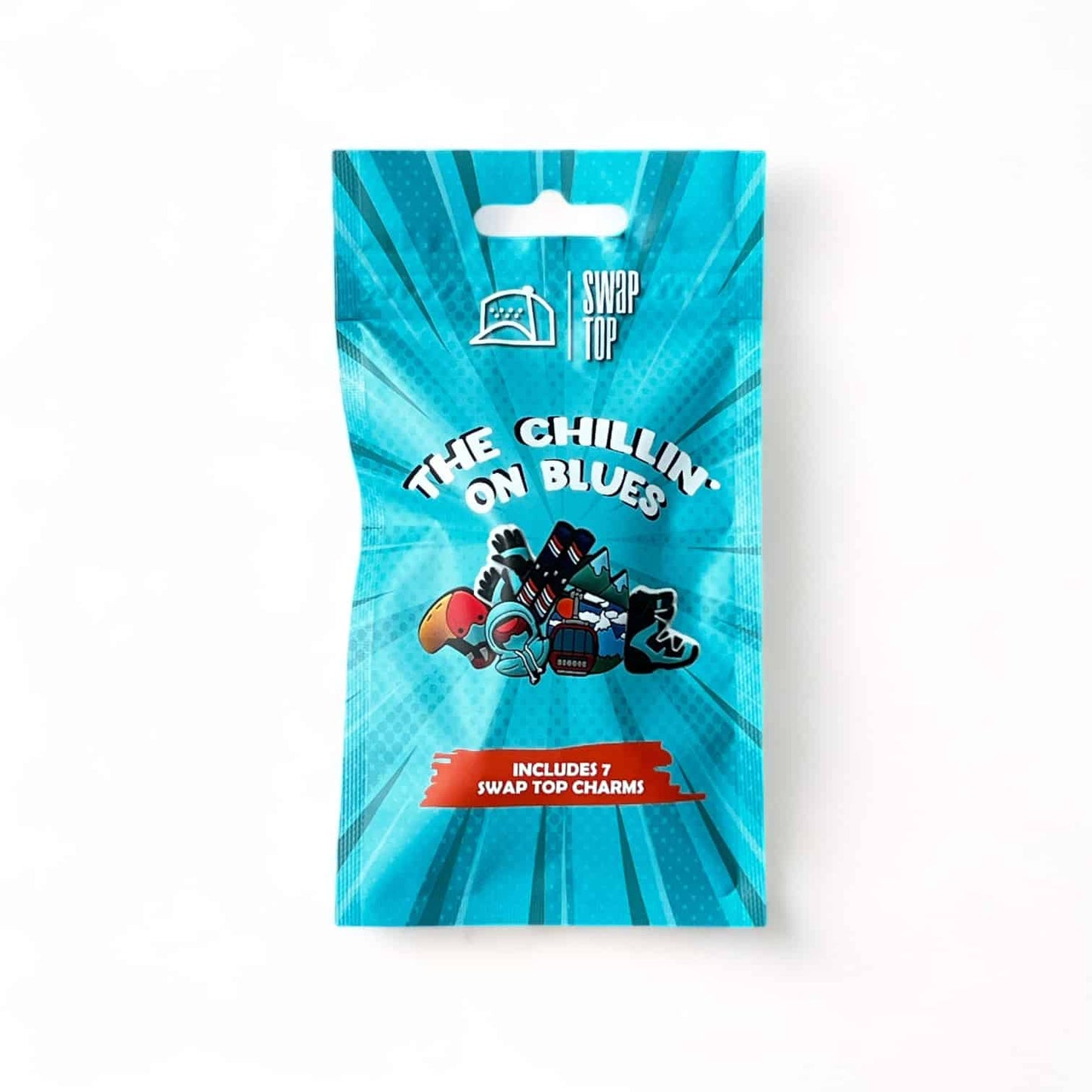 The Chillin' on Blues Charm Set Packaging