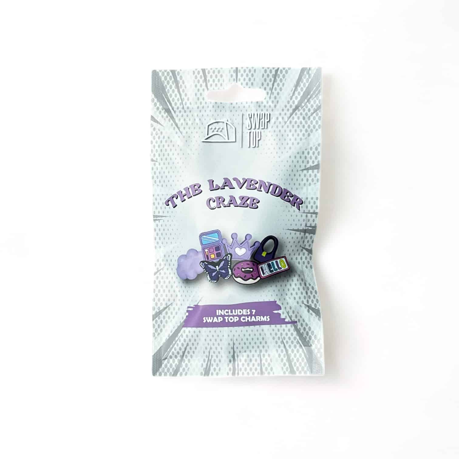 The Lavender Craze Charm Set Packaging