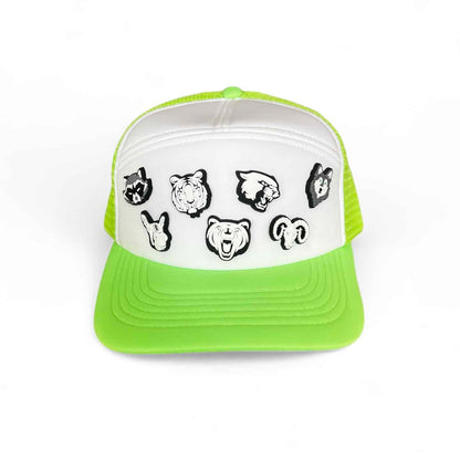 Summer Lime Swap Top Hat Youth 8+/Adult - Front