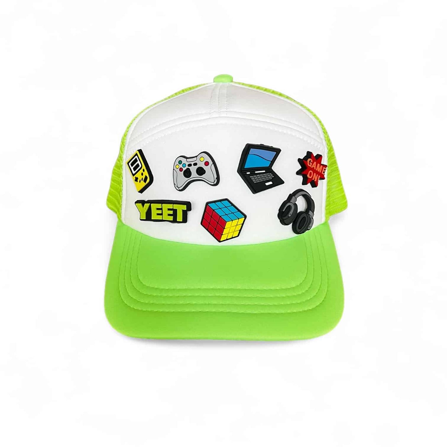 Summer Lime Swap Top Hat Kids 5-7 - Front