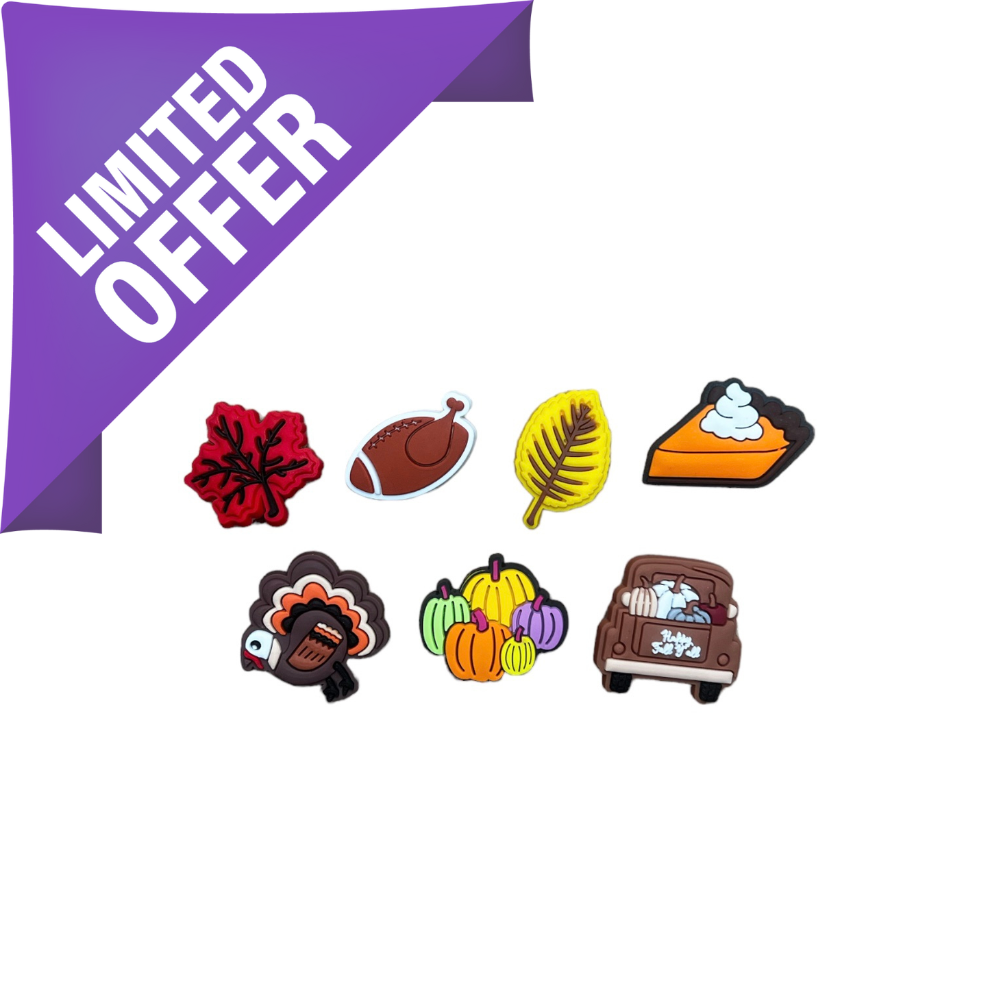 The Turkey Touchdown Charm Set